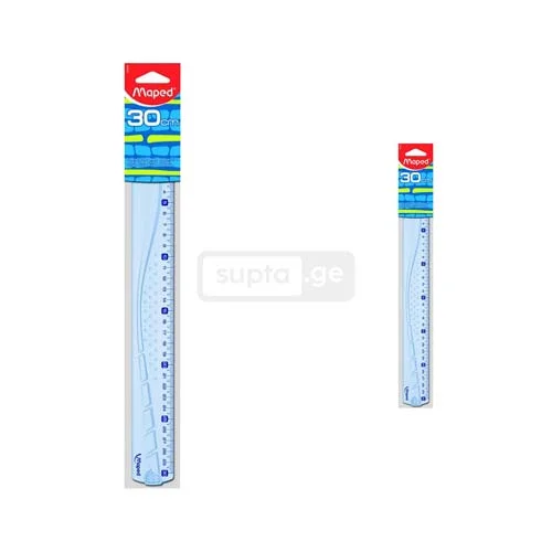 MAPED-მაპედი პლასტმასის სახაზავი 30სმ